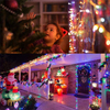 Luces de carámbano navideño de 300LED 33 pies 8 modos