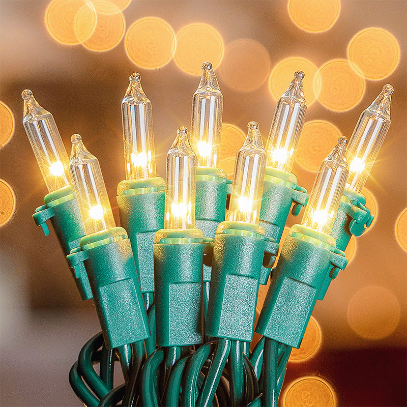 Mini luces navideñas LED de 50 unidades