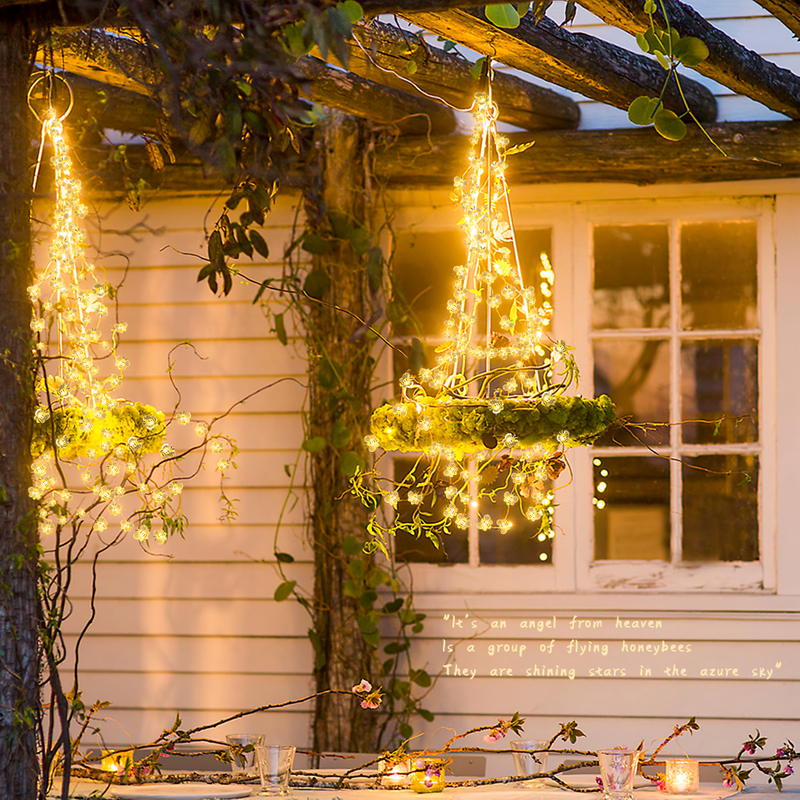 30 luces LED lindas de cadena de hadas de abeja