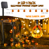 Luces solares de cadena de calabaza de Halloween 20LED