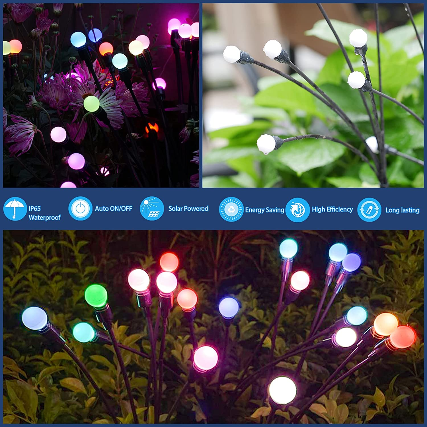 Luces solares para jardín