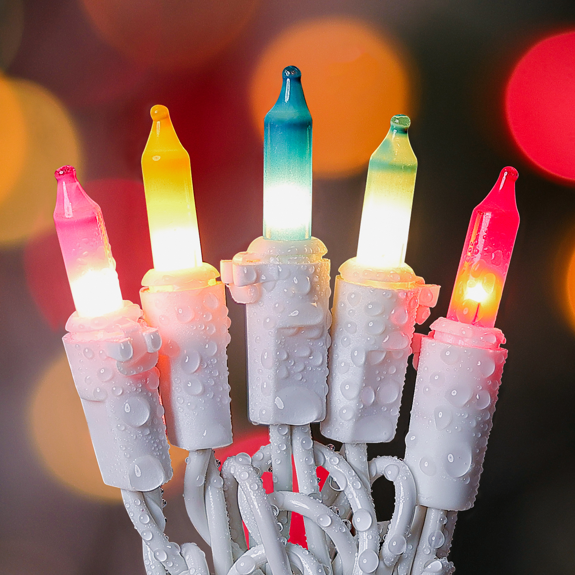 Mini luces navideñas LED de 50 unidades