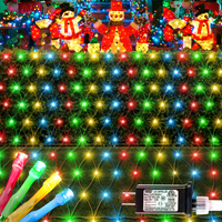 360 luces LED de cadena de red multicolor