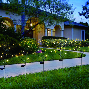 Luces solares para jardín