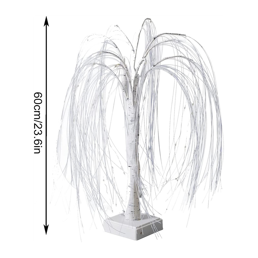 Imagen de tamaño de lámpara de noche de hadas LED de árbol centelleante