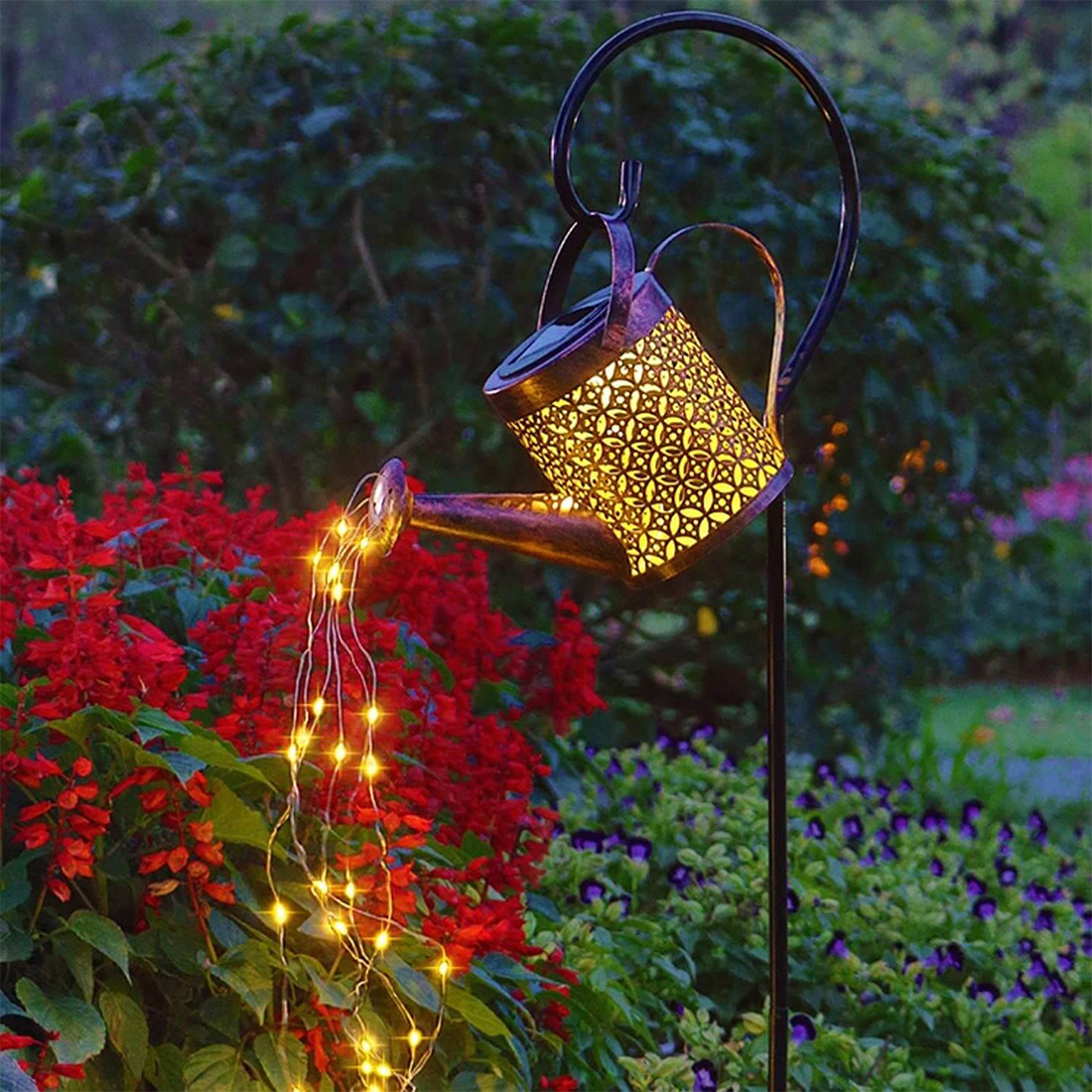 Imagen de lámpara de caldera de decoración de jardín solar