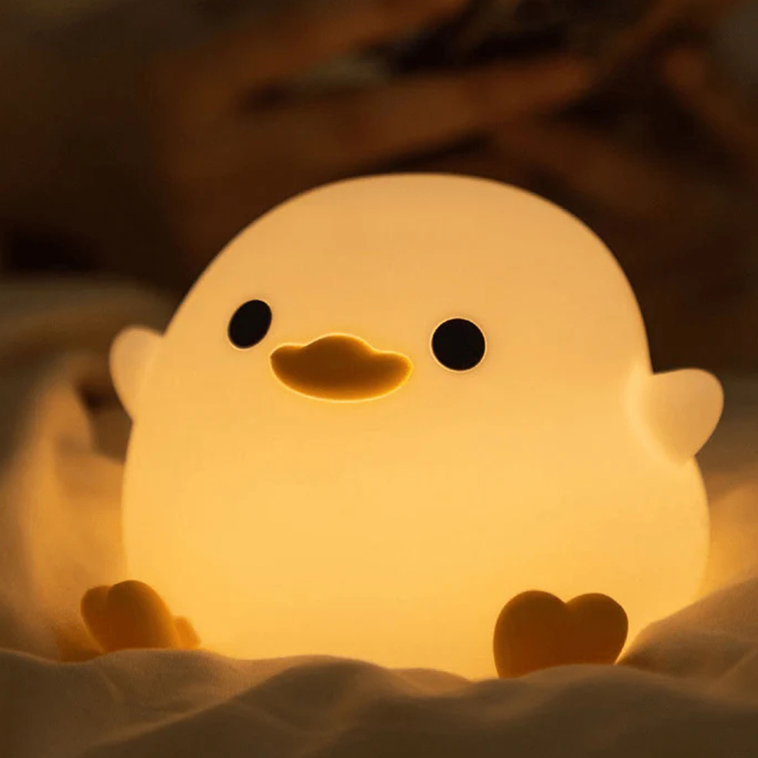 Imagen de luz nocturna LED Mini Bean Duck