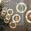 ​Anillo de luz navideño para decoración colgante de ventana