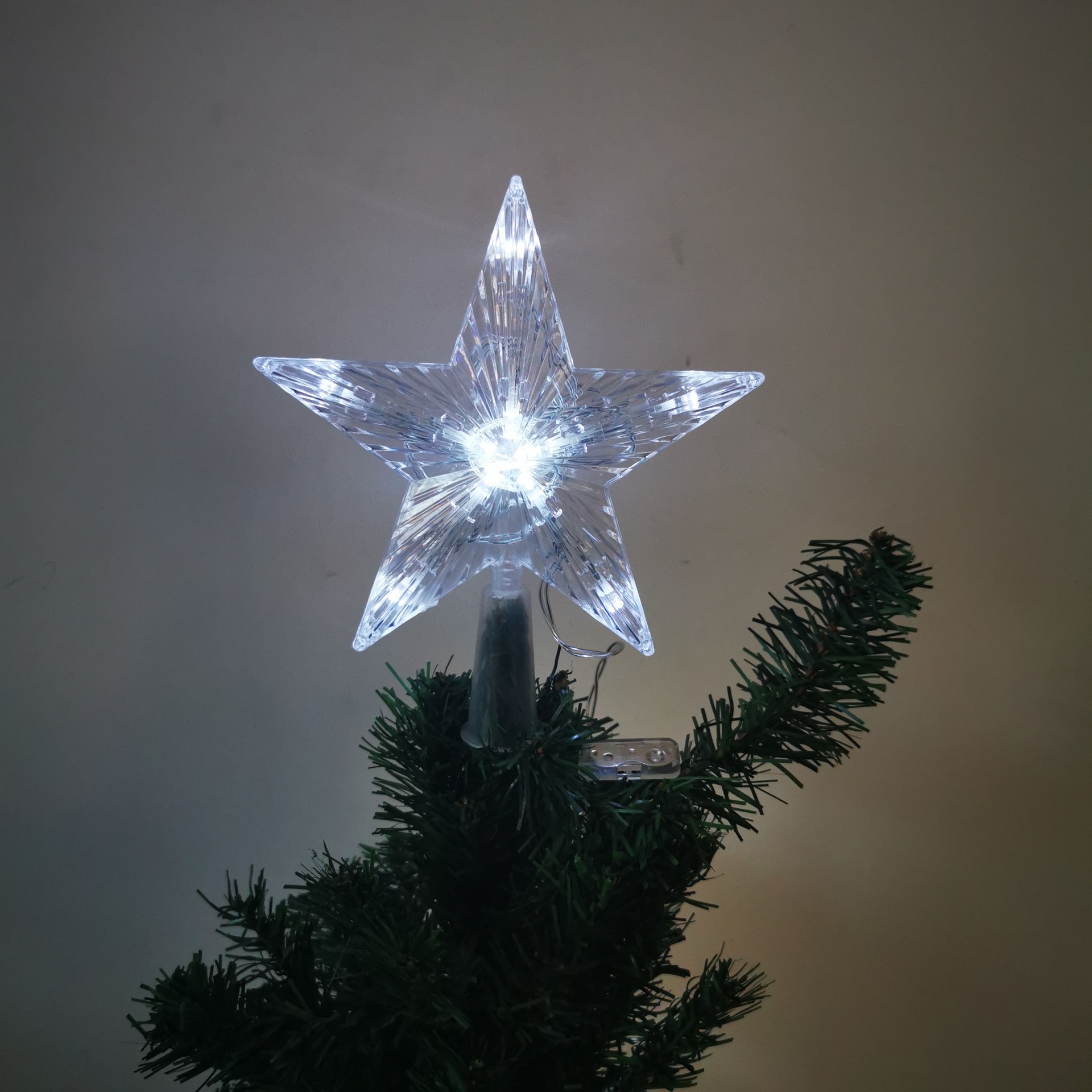 Luz Ambiental Creativa Del Dormitorio Navideño En La Imagen Superior Del Árbol