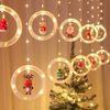 ​Anillo de luz navideño para decoración colgante de ventana